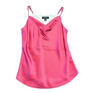 Karen Kane Women’s NEW magenta/merlot silk-like cowl neck tank Size M